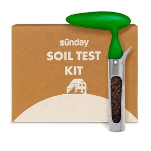 Sunday Soil Test Kit for Lawns - Helps Tailor Your Lawncare Plan - Tests for Soil’s Macronutrients & Micronutrients - Receive Results in 3-4 Weeks